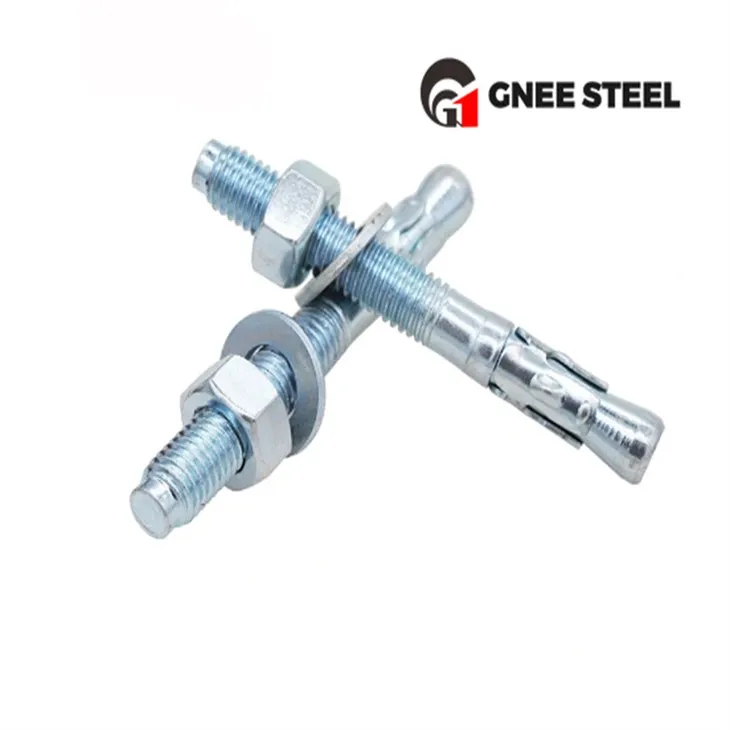 Kolefnisstál galvaniseruðu fleygafesting