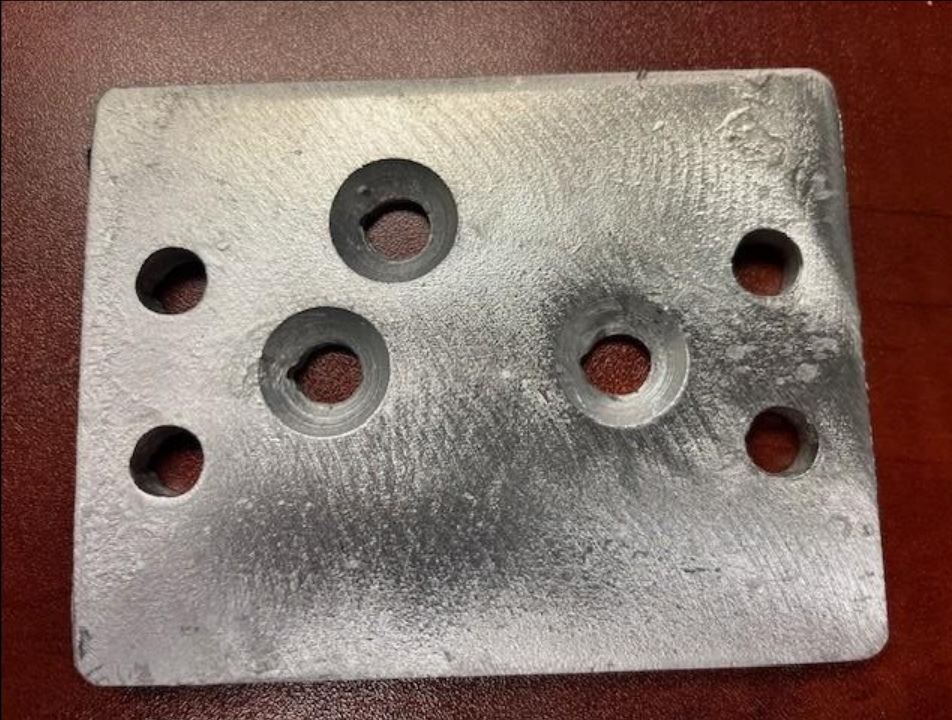 Custom Heavy-Duty Galvanized Valve Bracket Adapter Plate factory Custom Heavy-Duty Galvanized Valve Bracket Adapter Plate factory