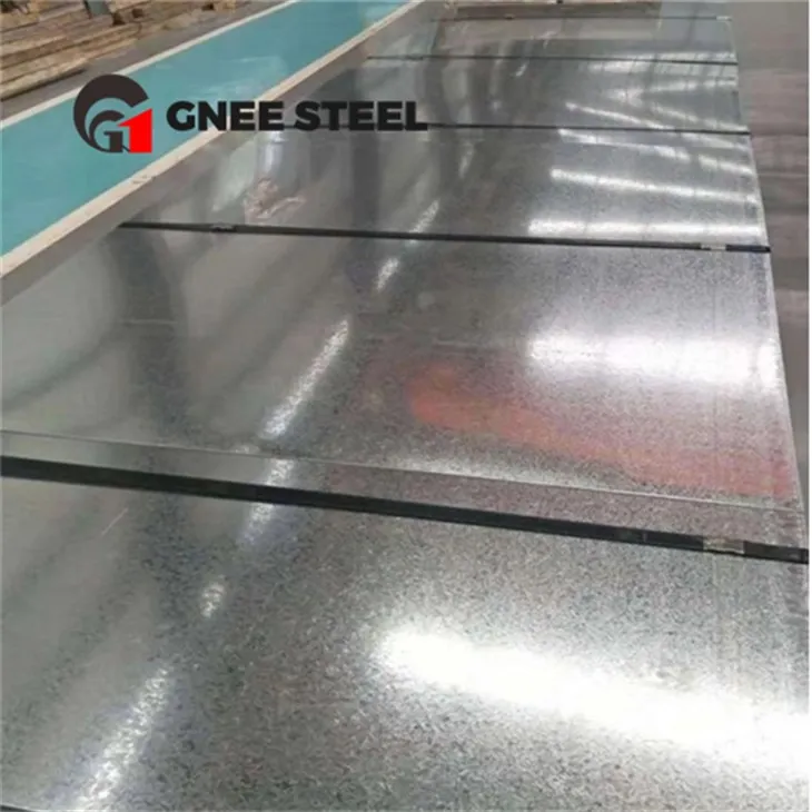 Dx51d Z275 kaldvalsaðar galvaniseruðu stálplötur